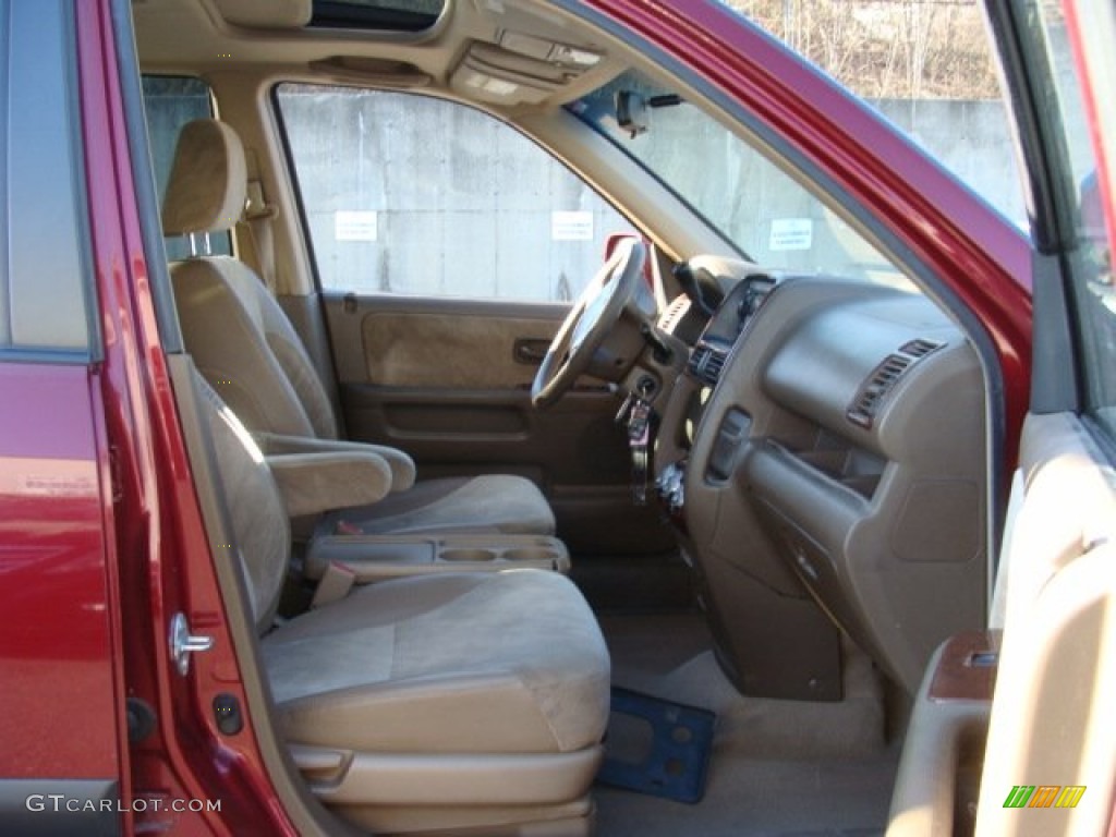 2003 CR-V EX 4WD - Chianti Red Pearl / Saddle photo #23