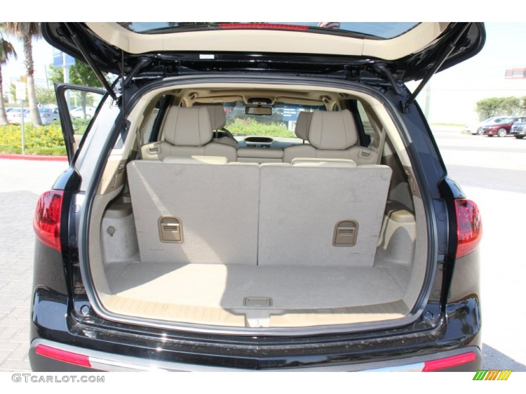 2013 MDX SH-AWD - Crystal Black Pearl / Parchment photo #17