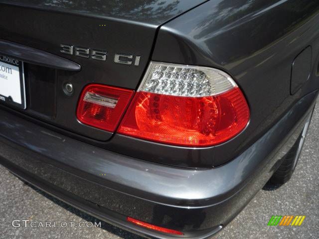 2006 3 Series 325i Coupe - Sparkling Graphite Metallic / Black photo #15