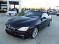 2013 Black Sapphire Metallic BMW 6 Series 640i Convertible  photo #1