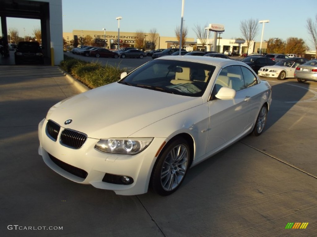 2013 3 Series 335i Convertible - Alpine White / Oyster photo #1