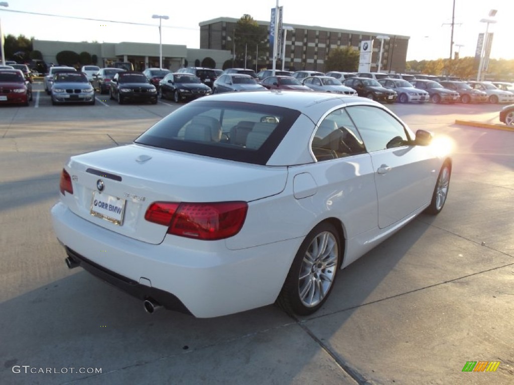 2013 3 Series 335i Convertible - Alpine White / Oyster photo #3