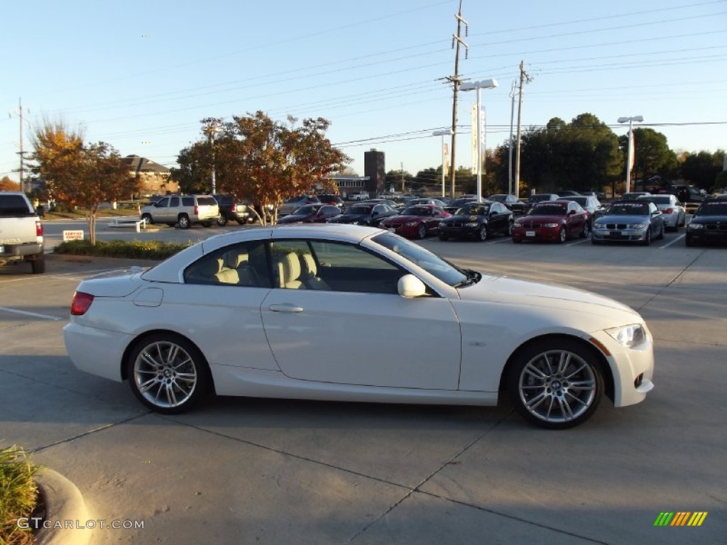 2013 3 Series 335i Convertible - Alpine White / Oyster photo #6