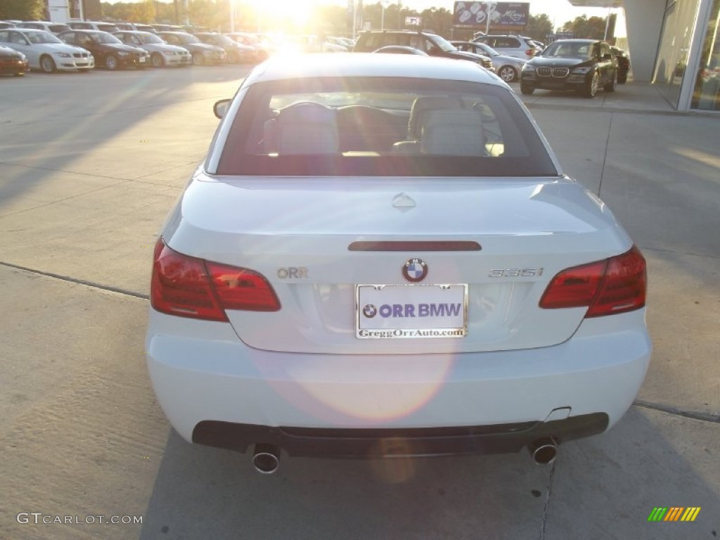2013 3 Series 335i Convertible - Alpine White / Oyster photo #8