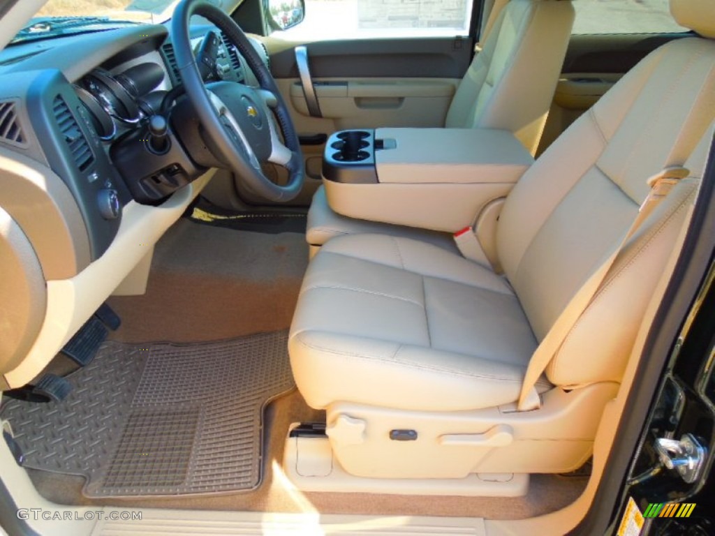 Light Cashmere/Dark Cashmere Interior 2013 Chevrolet Silverado 1500 LT Crew Cab Photo #74105391