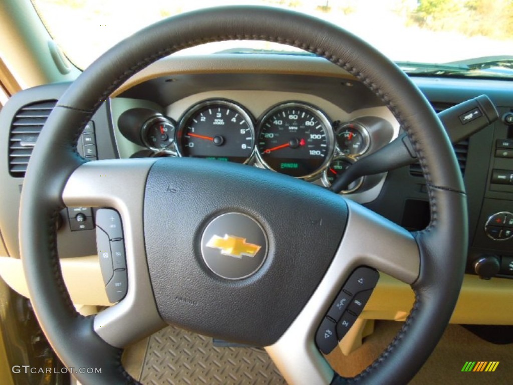 2013 Silverado 1500 LT Crew Cab - Fairway Metallic / Light Cashmere/Dark Cashmere photo #13