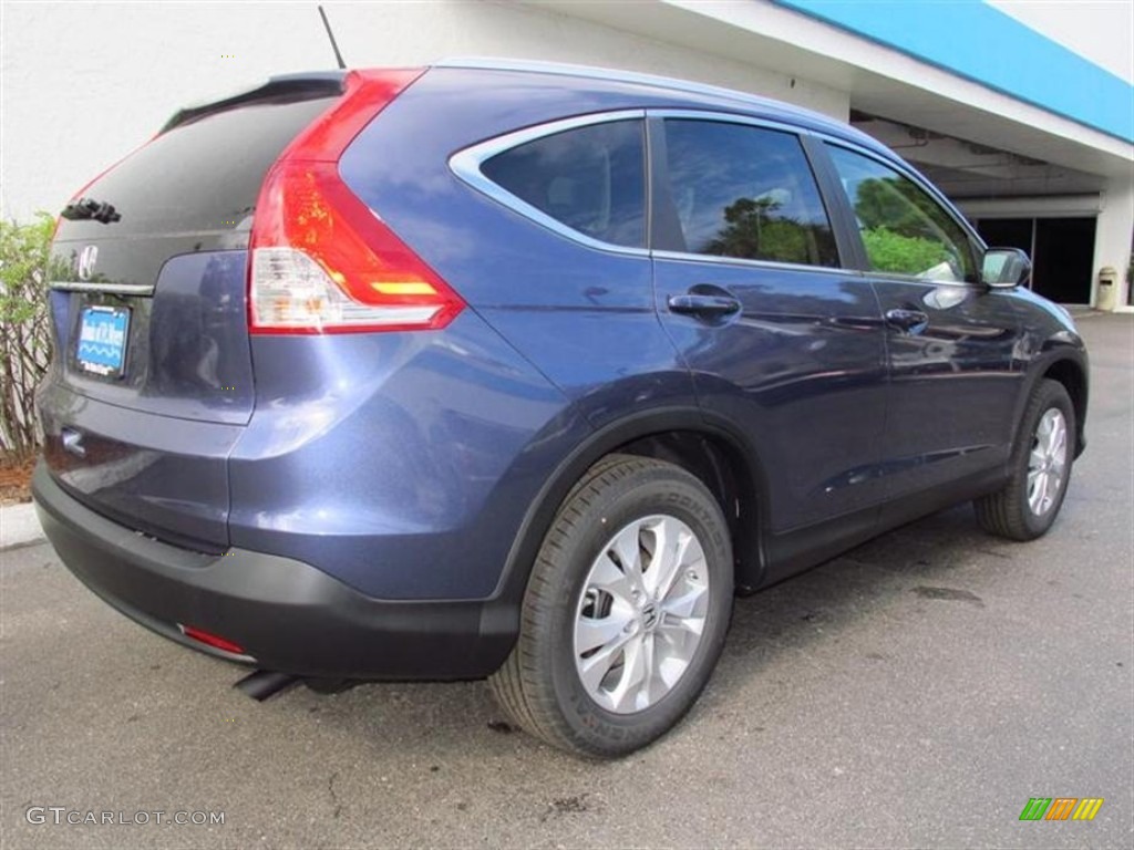 2013 CR-V EX-L - Twilight Blue Metallic / Gray photo #3