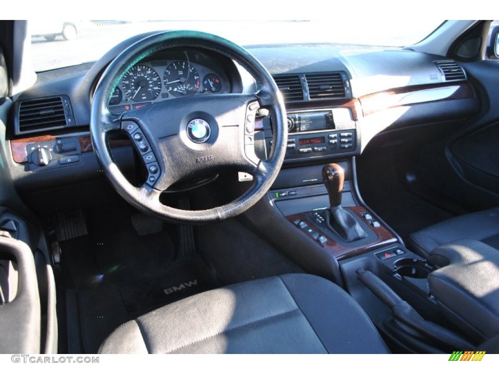 2004 3 Series 325i Sedan - Titanium Silver Metallic / Black photo #16