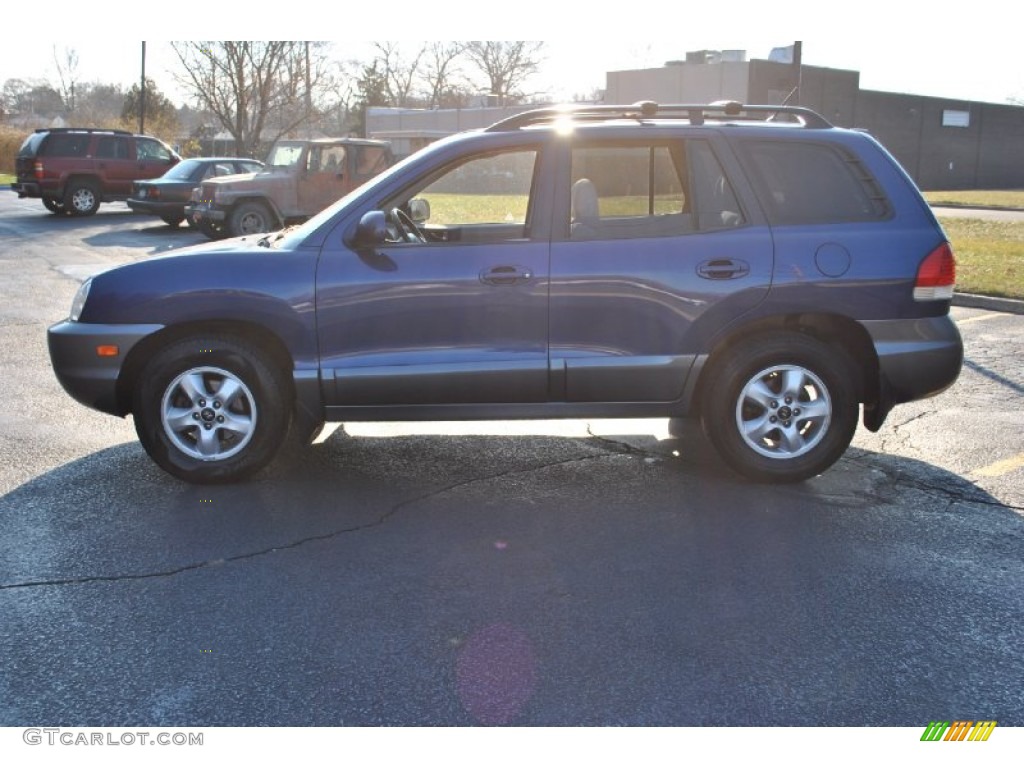 2006 Santa Fe GLS - Nautical Blue / Gray photo #3