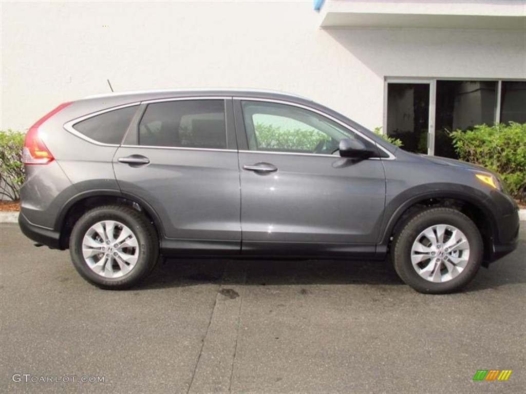 2013 CR-V EX-L - Polished Metal Metallic / Gray photo #2