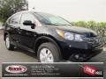 2013 Crystal Black Pearl Honda CR-V EX-L AWD  photo #1