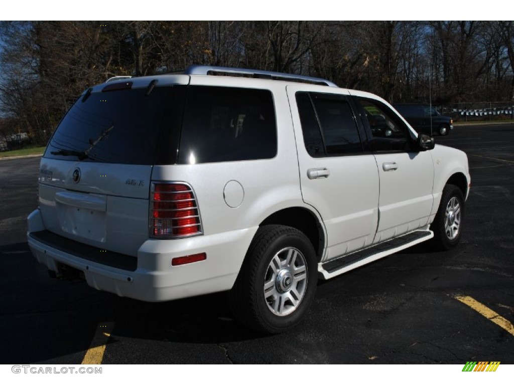 2004 Mountaineer V8 Premier AWD - Ceramic White Pearl / Medium Dark Parchment photo #6