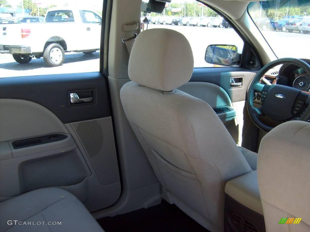 2008 Taurus SEL - Light Ice Blue Metallic / Camel photo #19