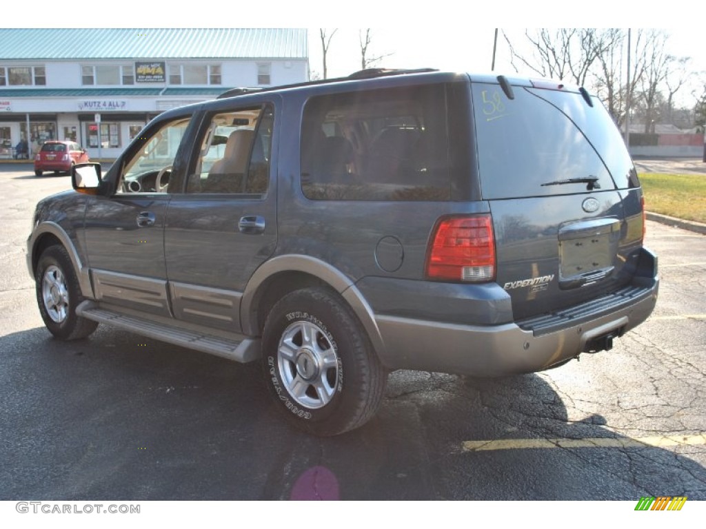 2003 Expedition Eddie Bauer 4x4 - Medium Wedgewood Blue Metallic / Medium Parchment photo #4