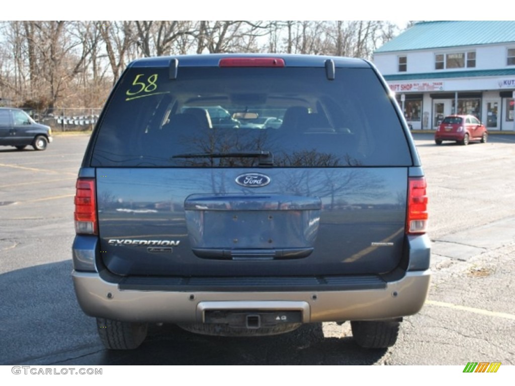 2003 Expedition Eddie Bauer 4x4 - Medium Wedgewood Blue Metallic / Medium Parchment photo #5