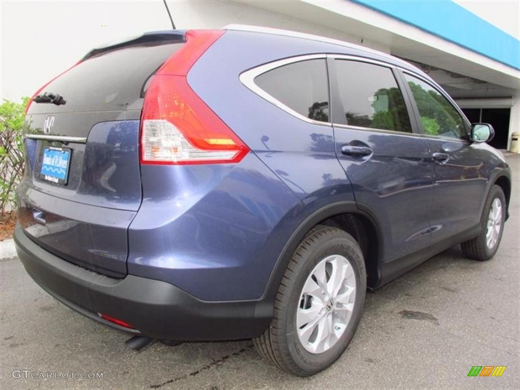 2013 CR-V EX-L - Twilight Blue Metallic / Gray photo #3