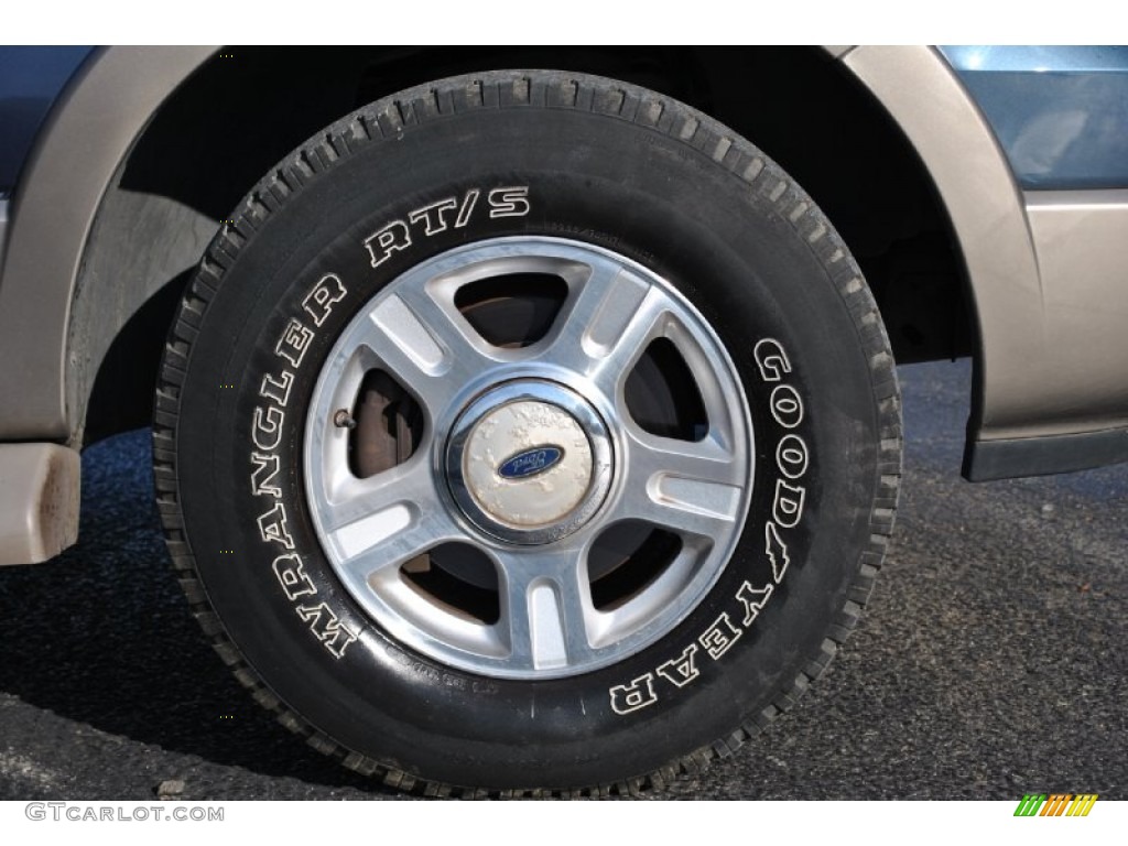 2003 Expedition Eddie Bauer 4x4 - Medium Wedgewood Blue Metallic / Medium Parchment photo #8