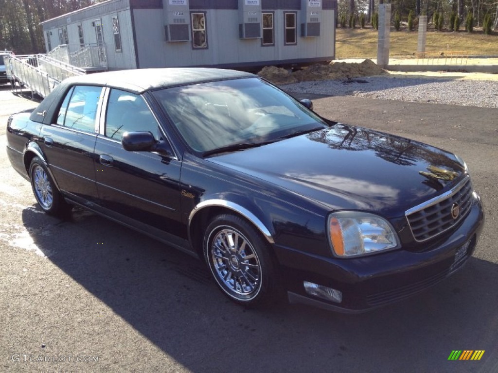 2003 DeVille Sedan - Blue Onyx / Neutral Shale Beige photo #3