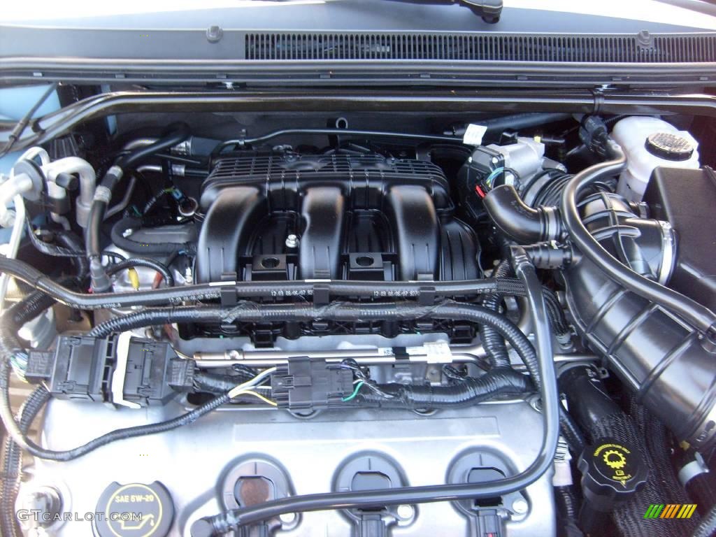2008 Taurus SEL - Light Ice Blue Metallic / Camel photo #26