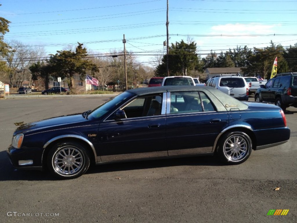 2003 DeVille Sedan - Blue Onyx / Neutral Shale Beige photo #19