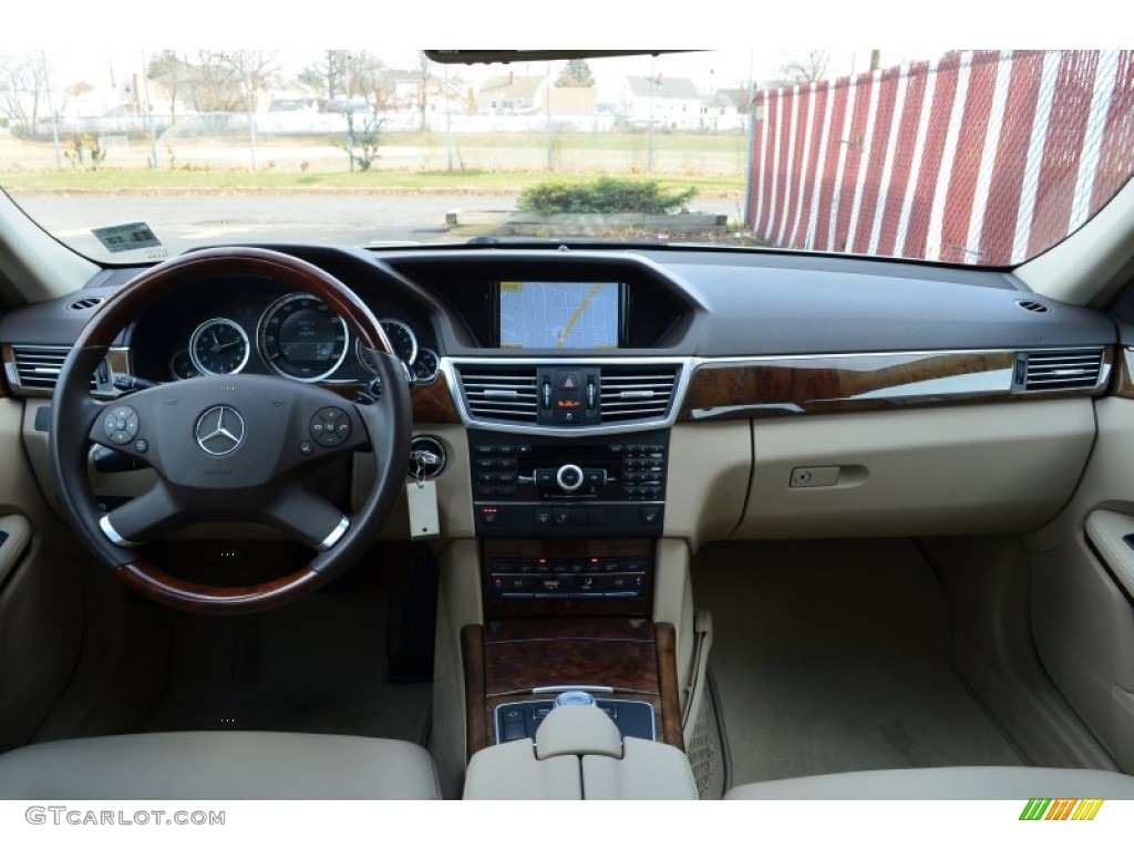 2010 E 350 4Matic Sedan - Arctic White / Almond Beige photo #9