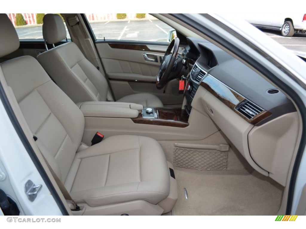 2010 E 350 4Matic Sedan - Arctic White / Almond Beige photo #13
