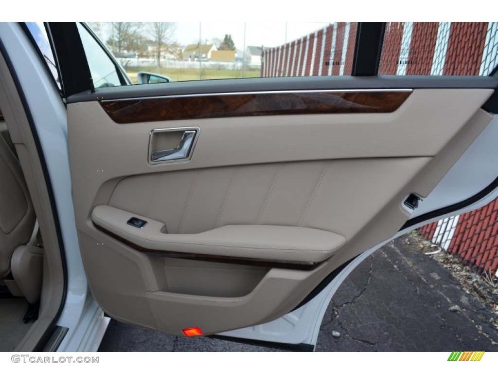 2010 E 350 4Matic Sedan - Arctic White / Almond Beige photo #21