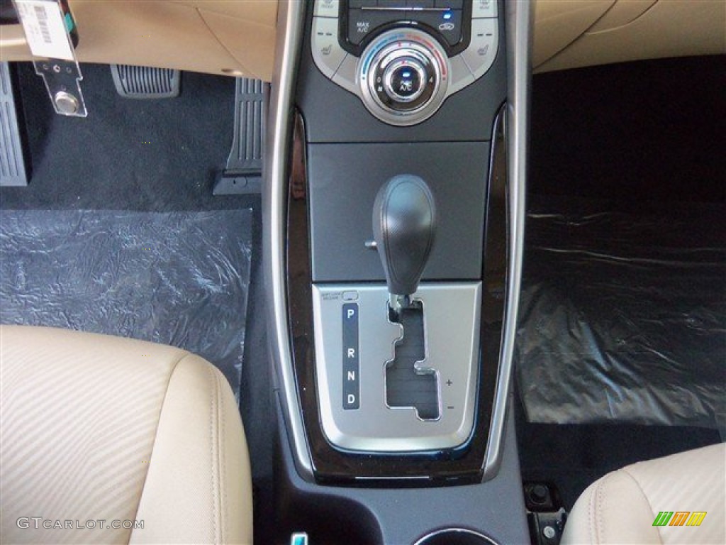 2013 Elantra GLS - Blue Sky Metallic / Beige photo #14