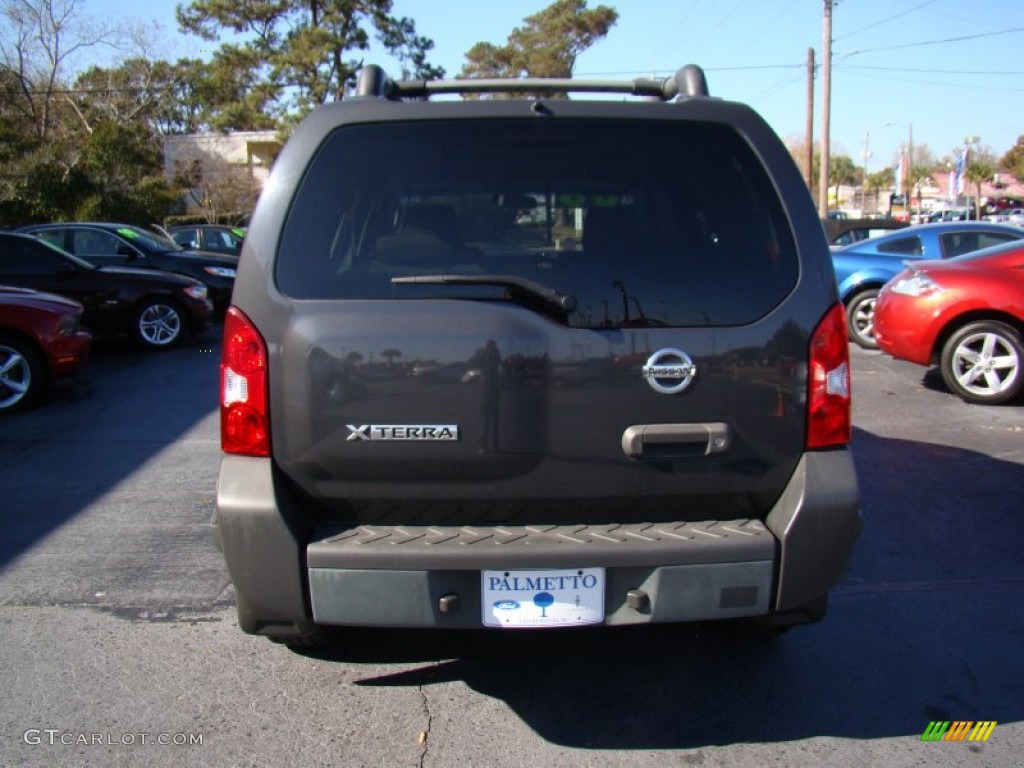 2008 Xterra S - Night Armor Dark Gray / Steel/Graphite photo #7