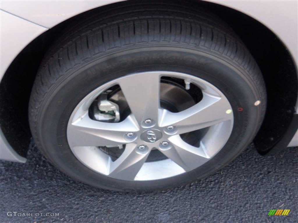 2013 Elantra GLS - Shimmering Air Silver / Gray photo #3