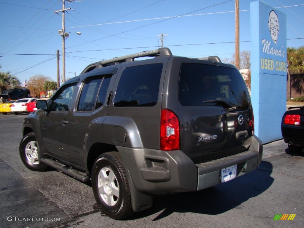 2008 Xterra S - Night Armor Dark Gray / Steel/Graphite photo #28
