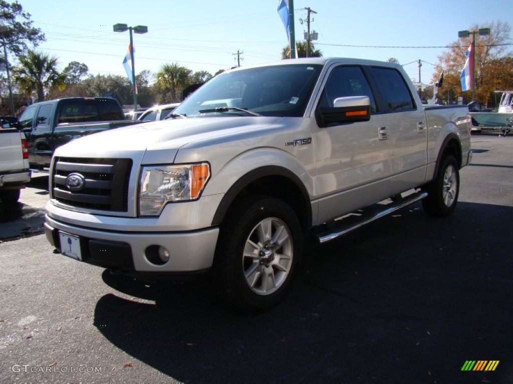 2010 F150 FX4 SuperCrew 4x4 - Ingot Silver Metallic / Black photo #4