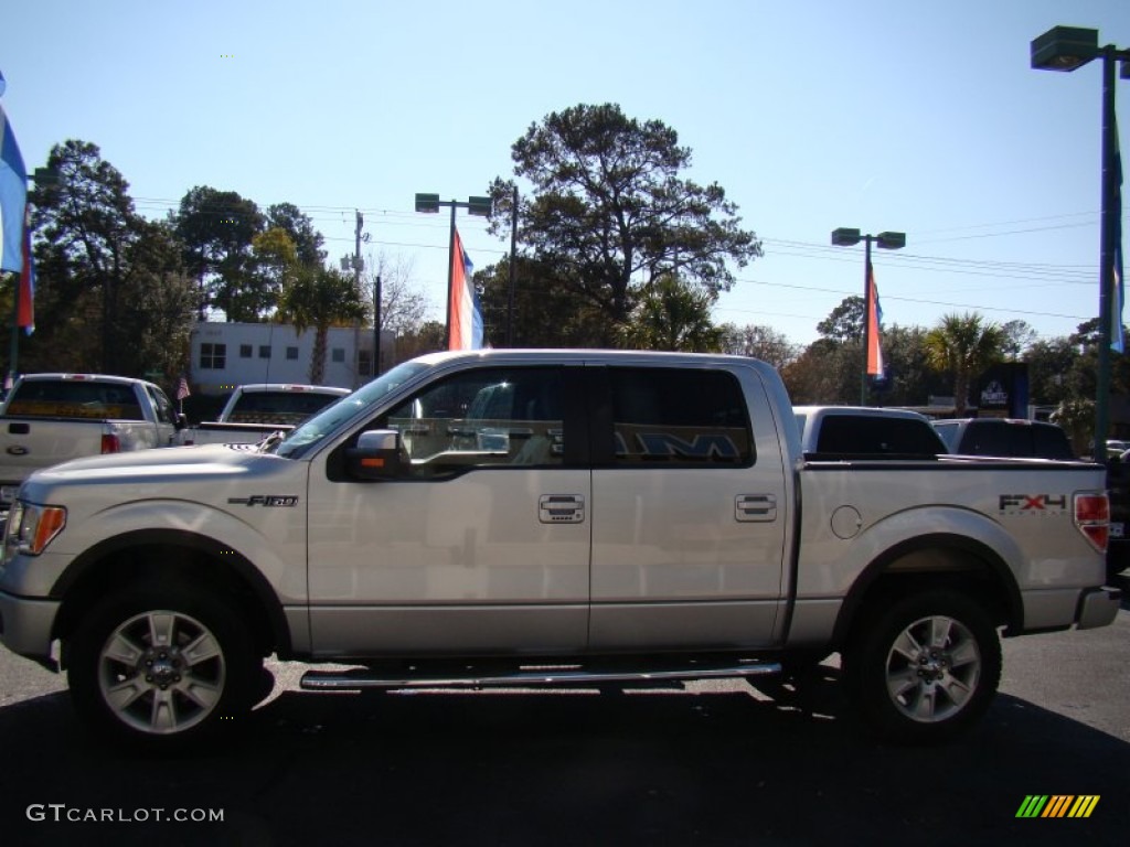 2010 F150 FX4 SuperCrew 4x4 - Ingot Silver Metallic / Black photo #5
