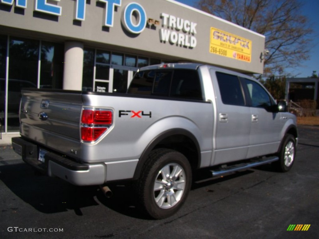 2010 F150 FX4 SuperCrew 4x4 - Ingot Silver Metallic / Black photo #8