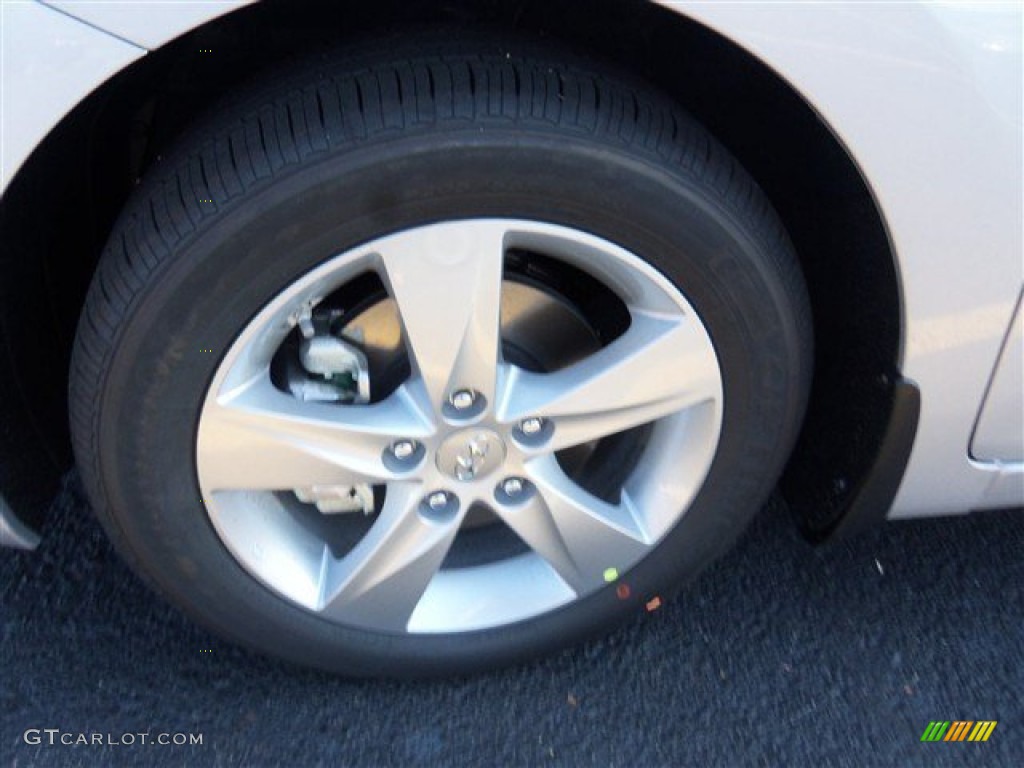 2013 Elantra GLS - Shimmering Air Silver / Gray photo #3