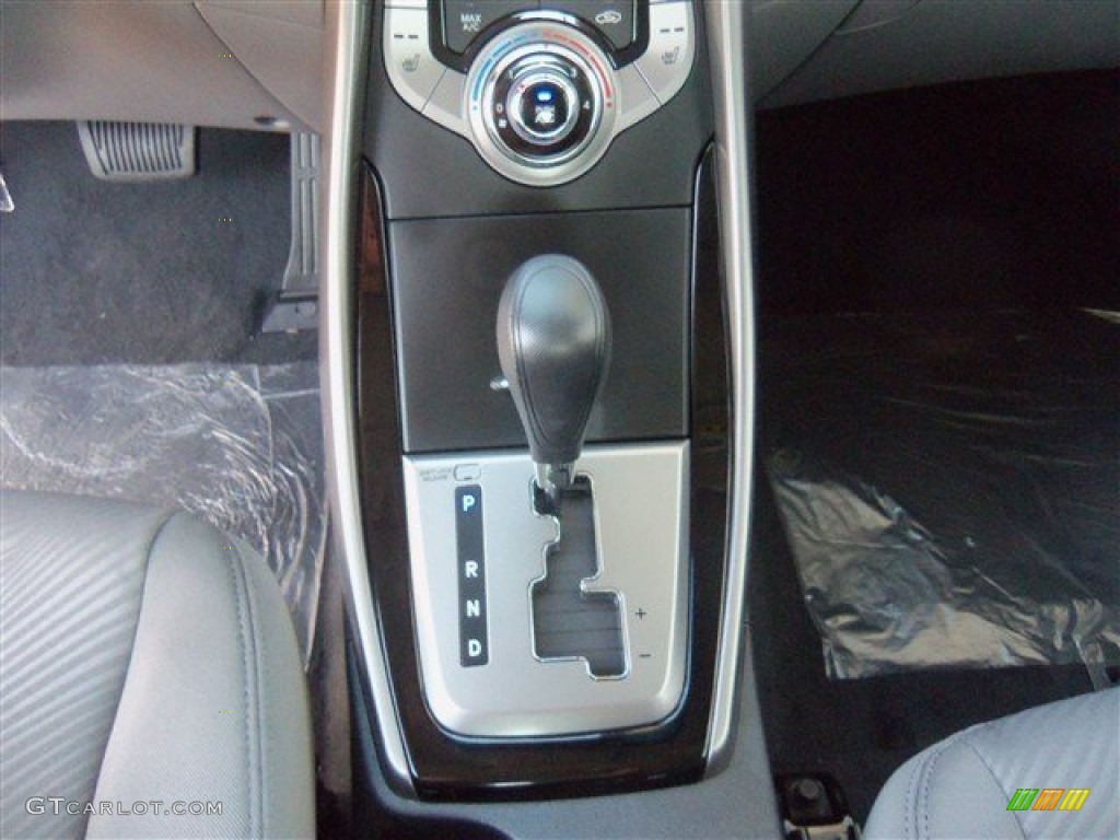 2013 Elantra GLS - Shimmering Air Silver / Gray photo #13