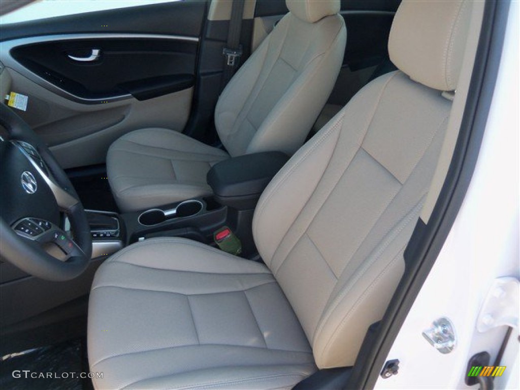 2013 Elantra GT - Monaco White / Beige photo #12