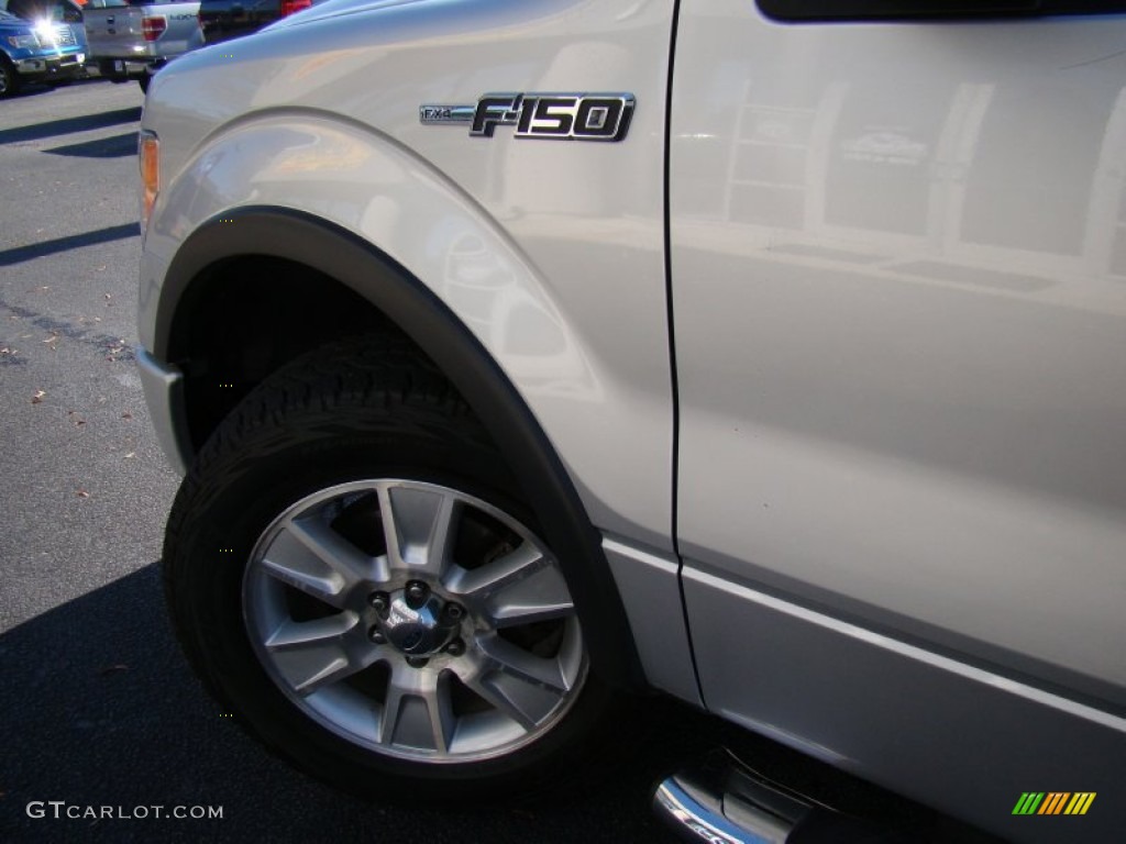 2010 F150 FX4 SuperCrew 4x4 - Ingot Silver Metallic / Black photo #34