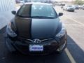 2013 Black Noir Pearl Hyundai Elantra Coupe GS  photo #2