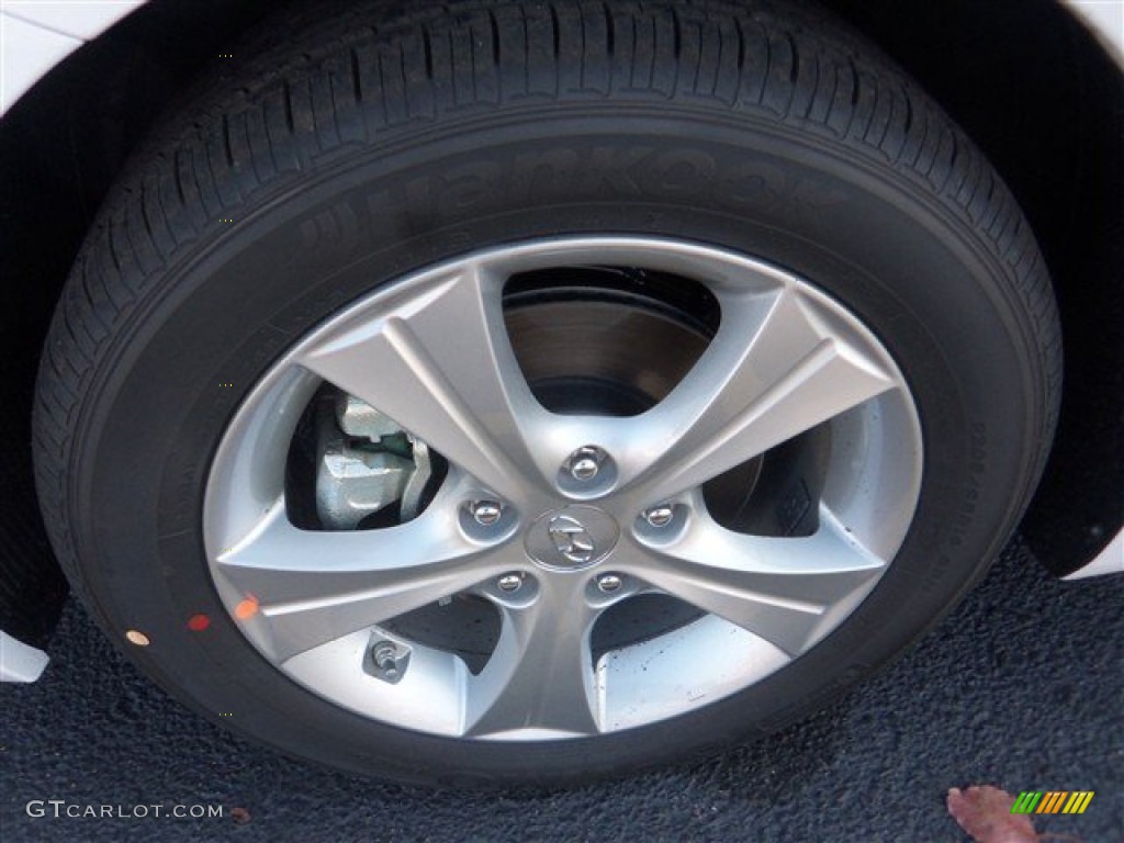 2013 Elantra Coupe GS - Monaco White / Gray photo #3