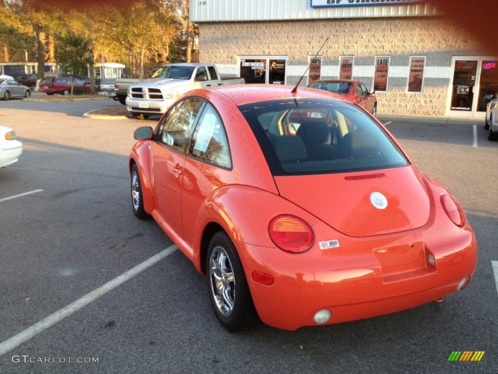 2003 New Beetle GL Coupe - Sundown Orange / Black photo #2