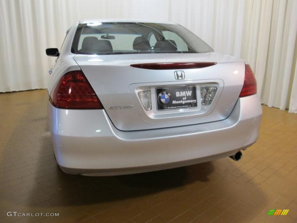2006 Accord Value Package Sedan - Alabaster Silver Metallic / Black photo #7
