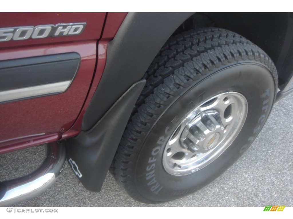2004 Silverado 2500HD LS Extended Cab 4x4 - Sport Red Metallic / Dark Charcoal photo #51