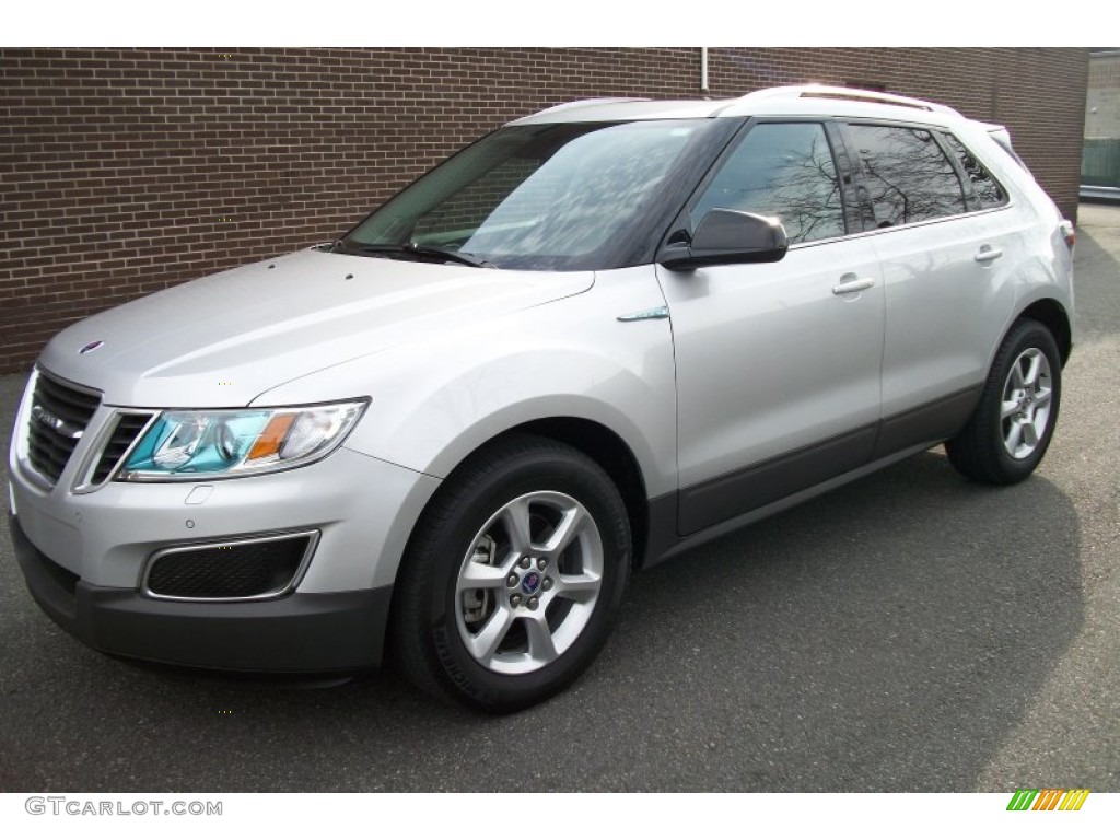 Diamond Silver Metallic 2011 Saab 9-4X 3.0i XWD Exterior Photo #74115279