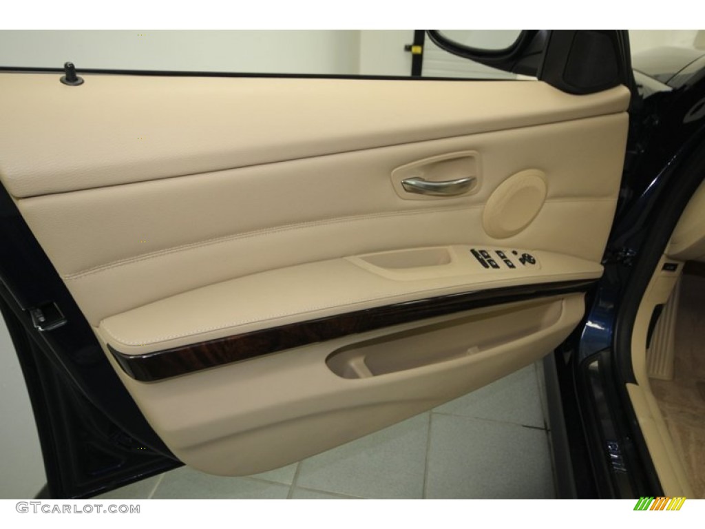 2011 BMW 3 Series 328i Sedan Beige Door Panel Photo #74117797