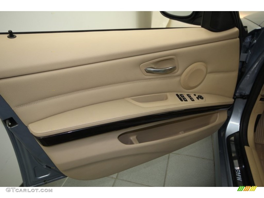 2011 BMW 3 Series 328i Sedan Beige Door Panel Photo #74118739