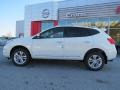 2013 Pearl White Nissan Rogue SV  photo #2