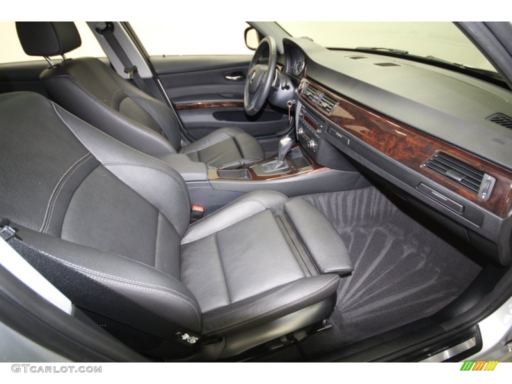 2011 3 Series 335i Sedan - Titanium Silver Metallic / Black photo #3