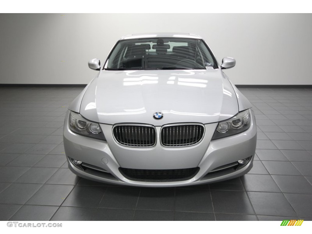2011 3 Series 335i Sedan - Titanium Silver Metallic / Black photo #6