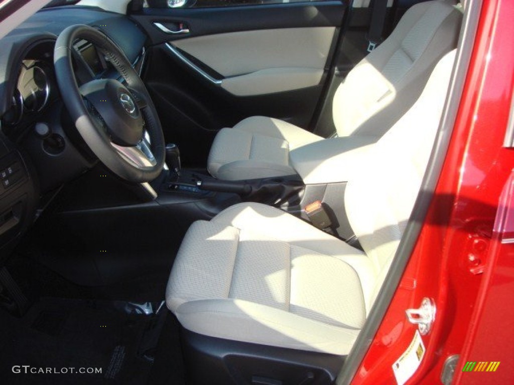 2013 CX-5 Touring - Zeal Red Mica / Sand photo #8